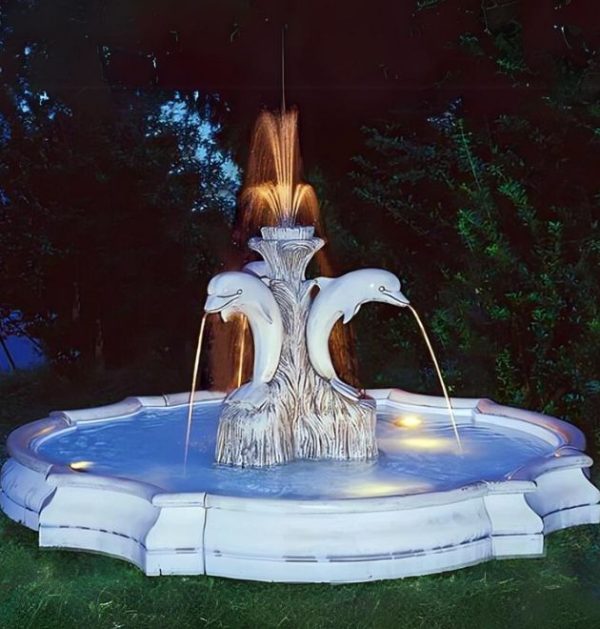 A beautiful oasis fountain in garden