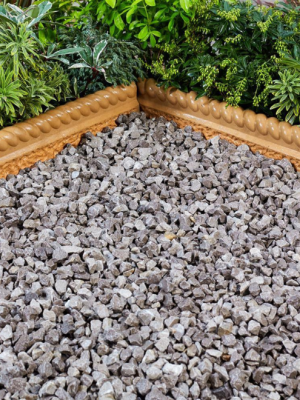 An image of Limestone Gravel in garden