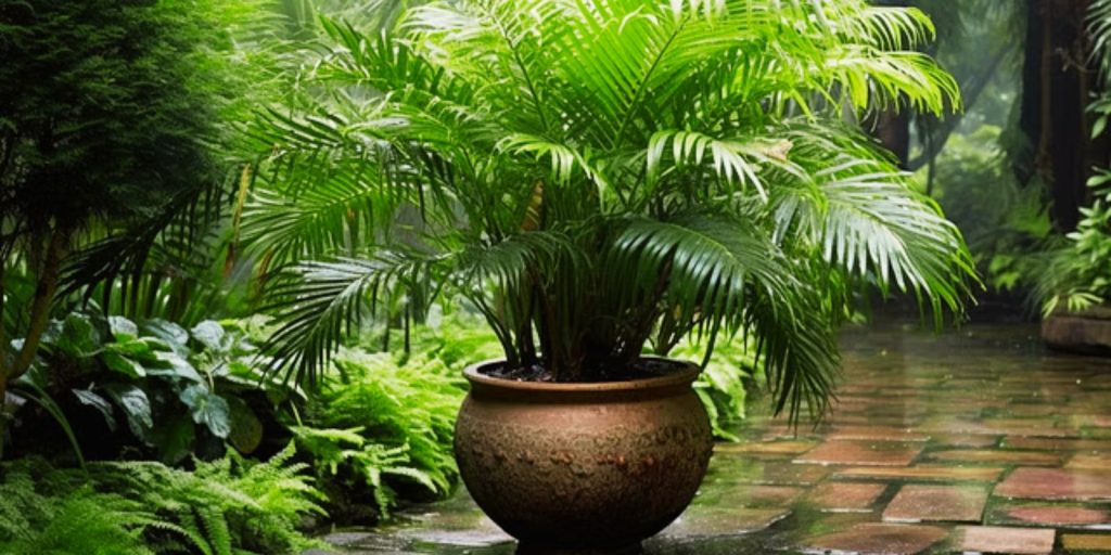 Planting a Palm Tree Areca Palm