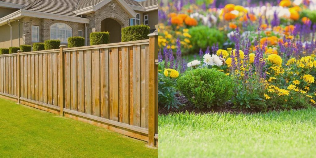 Fence and a Flower Garden