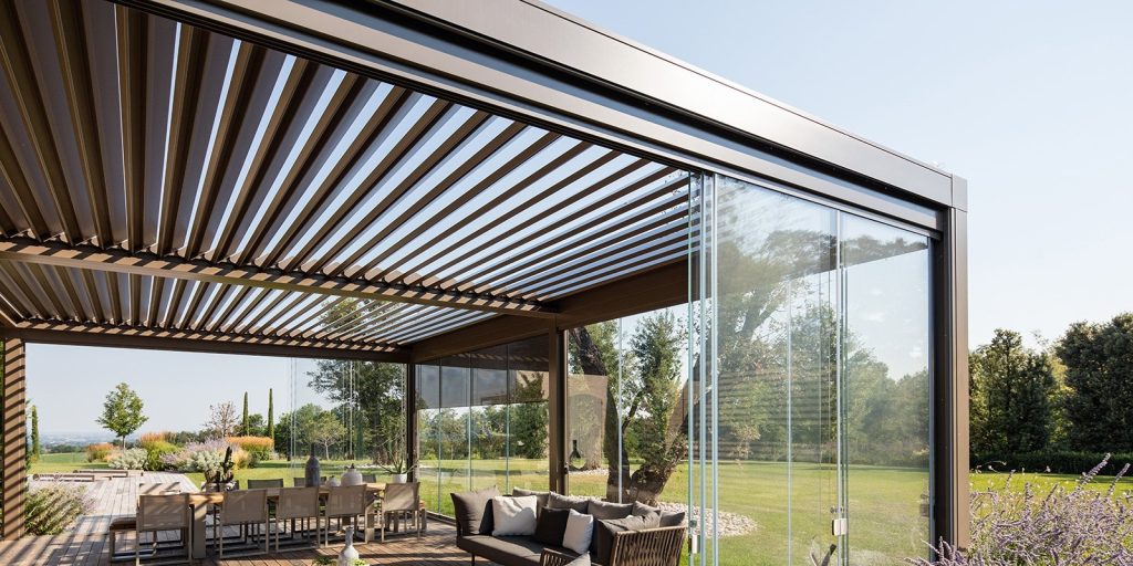 Louvered Pergola-landcare-uae