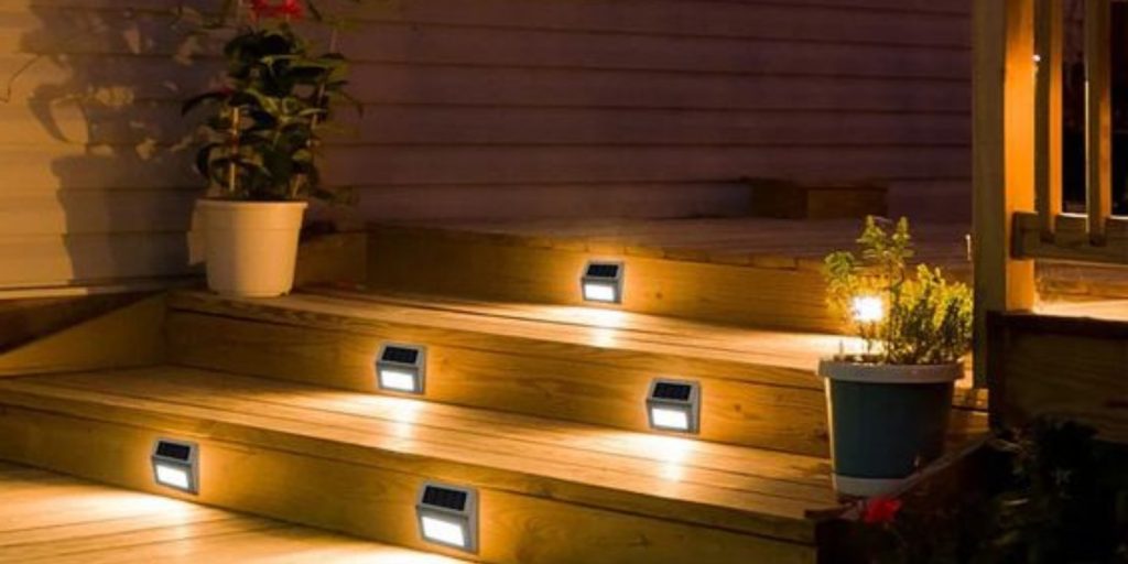 Motion sensor lights with stairs and walls