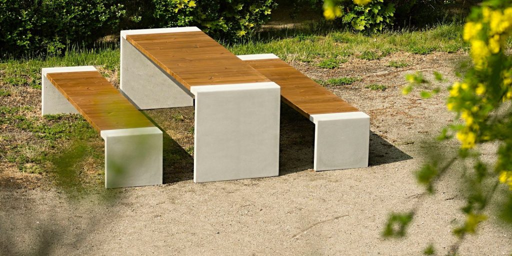 Concrete Benches and Tables