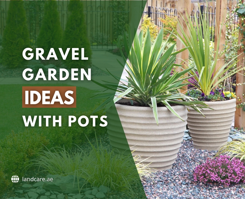 Gravel Garden Ideas with Pots